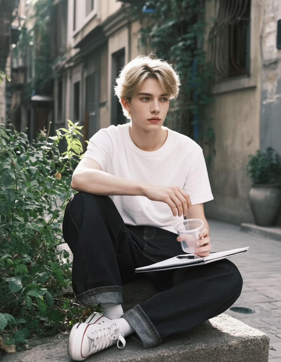 AI-generated photo example